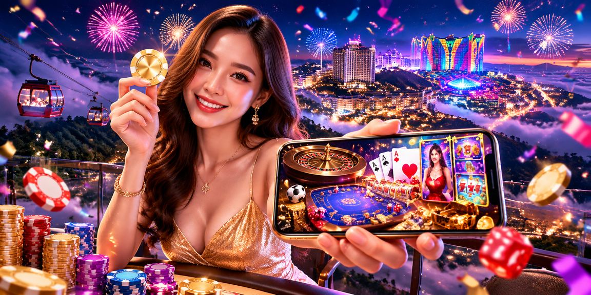 Pengguna menikmati akses kasino mudah alih di Genting Highlands melalui aplikasi 10050